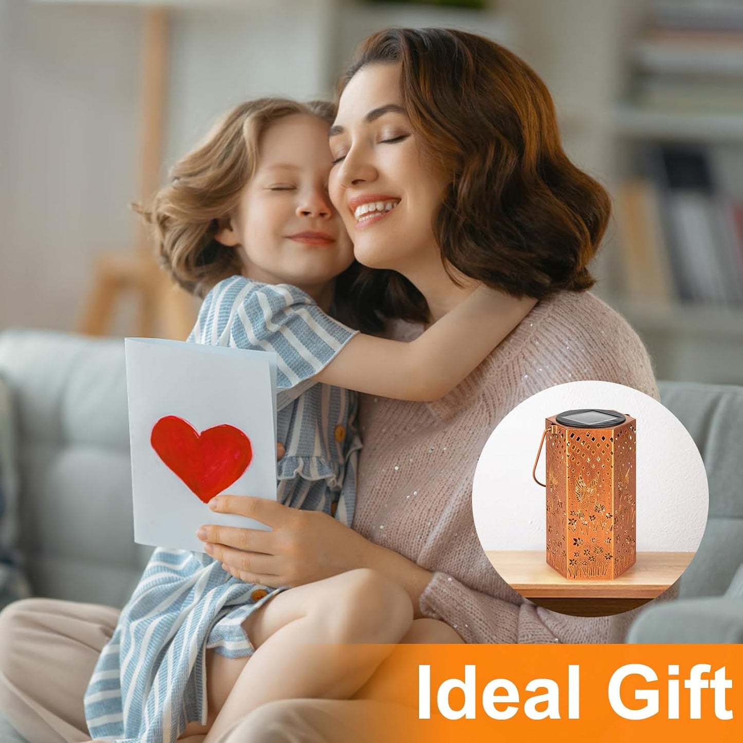 4 Pack Hummingbird Solar Lanterns Outdoor Waterproof - Birthday Gifts for Women, Men, Mom, Solar Lights Outdoor Hanging Garden Decor for Outside, Patio, Outdoor, Yard, Lawn, Balcony