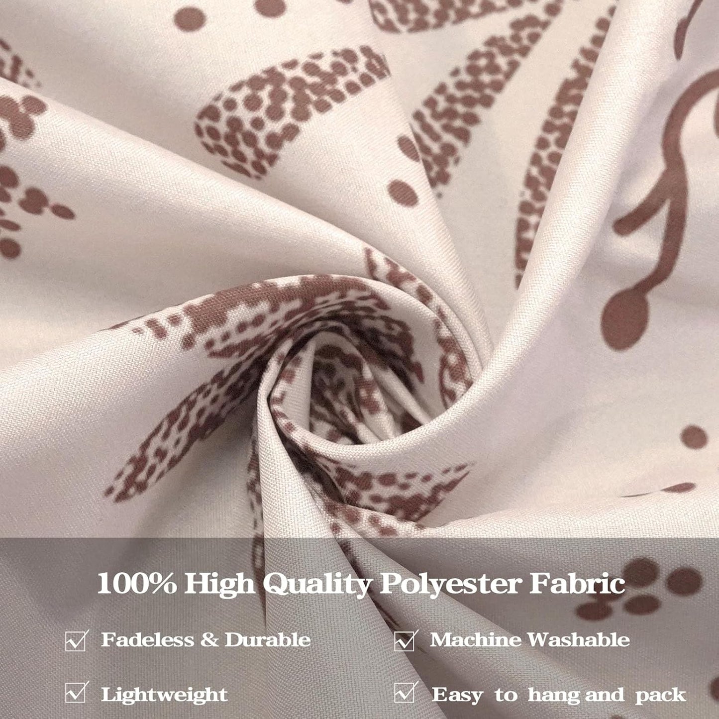 Fowocu Boho Floral Mandala Tapestry Wall Hanging Bohemian Flower Medallion Tapestry Aesthetic Beige Brown Hippie Indian Small Tapestries for Bedroom Living Room Dorm Decor 80 x 60 Inch