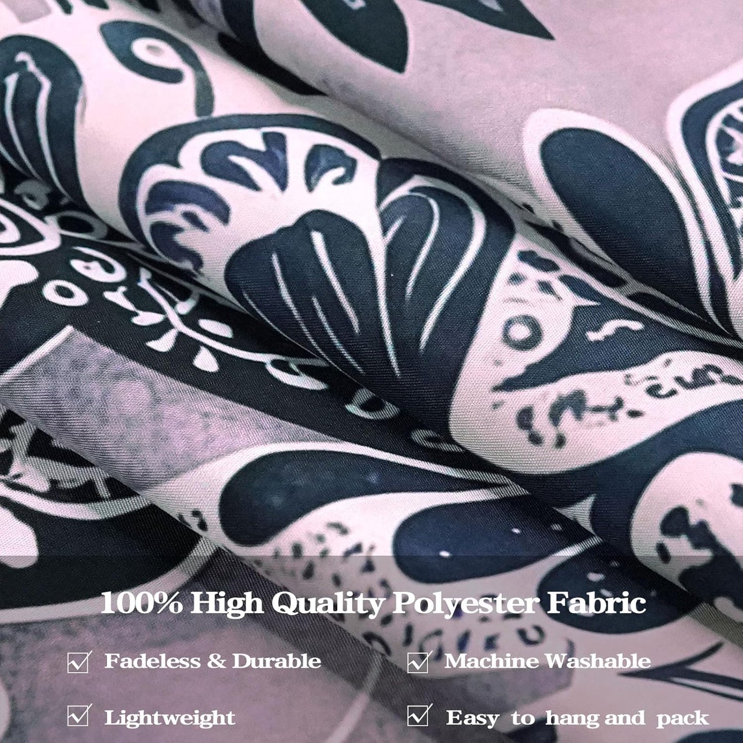 Fowocu Boho Floral Mandala Tapestry Wall Hanging Grey Bohemian Flower Medallion Tapestry Aesthetic Gray Black Hippie Indian Small Tapestries for Bedroom Living Room Dorm Decor 80 x 60 Inch