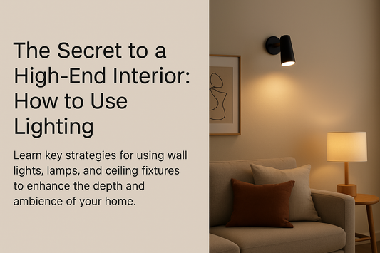 The Secret to a High-End Interior: How to Use Lighting