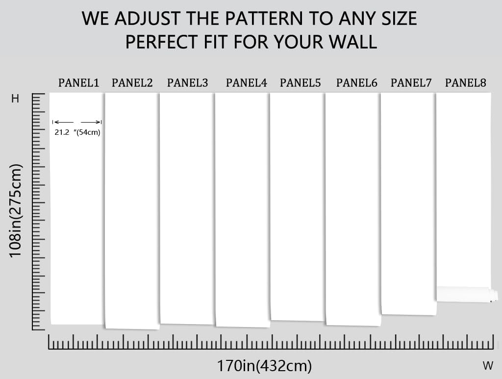 Fantasy Forest Wallpaper, Large Wall Background Mural for Living Room Sofa Background Wall Mural(Non-self-Adhesive)