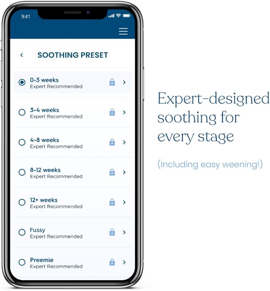 HALO BassiNest Connected Swivel Sleeper 3.0 – Smart Bassinet with AutoSoothe™, 360° Swivel, Cry Detection, Rocking, Vibration & Soothing Sounds, Easy Lowering Wall for Postpartum Recovery