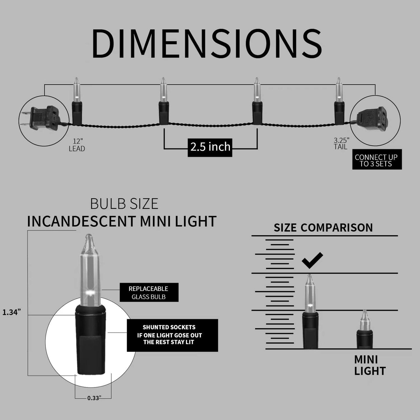 150LIGHTS PINK Extra-Bright With End Connectors Christmas Decorative Lights 9.72m UL Certified Mini String Light Set Waterproof for Home Garden Holiday Christmas Tree Party Patio Decor Wedding