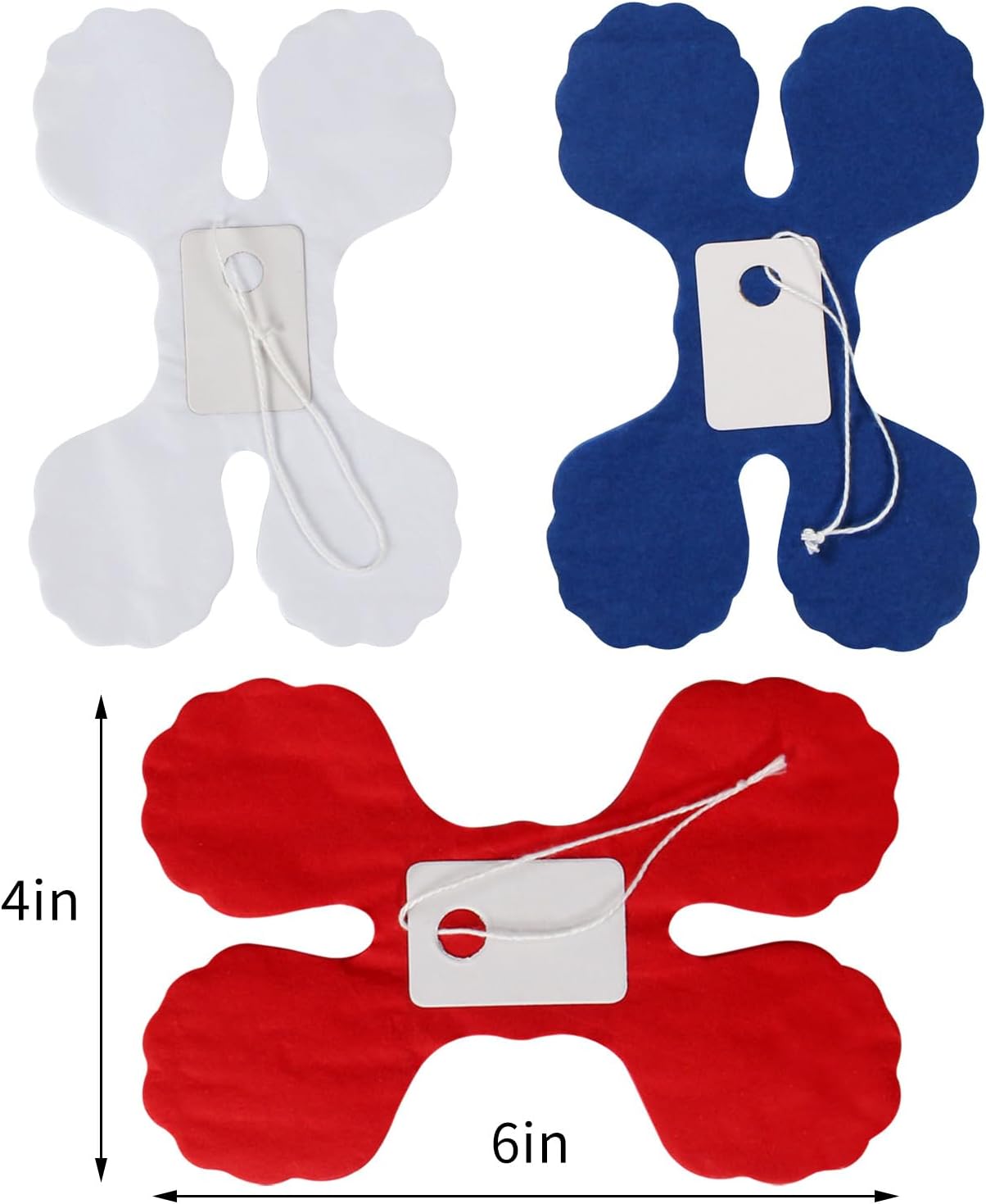 Fourth-4th of July Memorial-Day Party-Decorations - 157FT Red White Blue Patriotic Streamers Garland,Graduation Four-Leaf Clover Hanging Banner,Independence American Birthday Decor Hugtmr