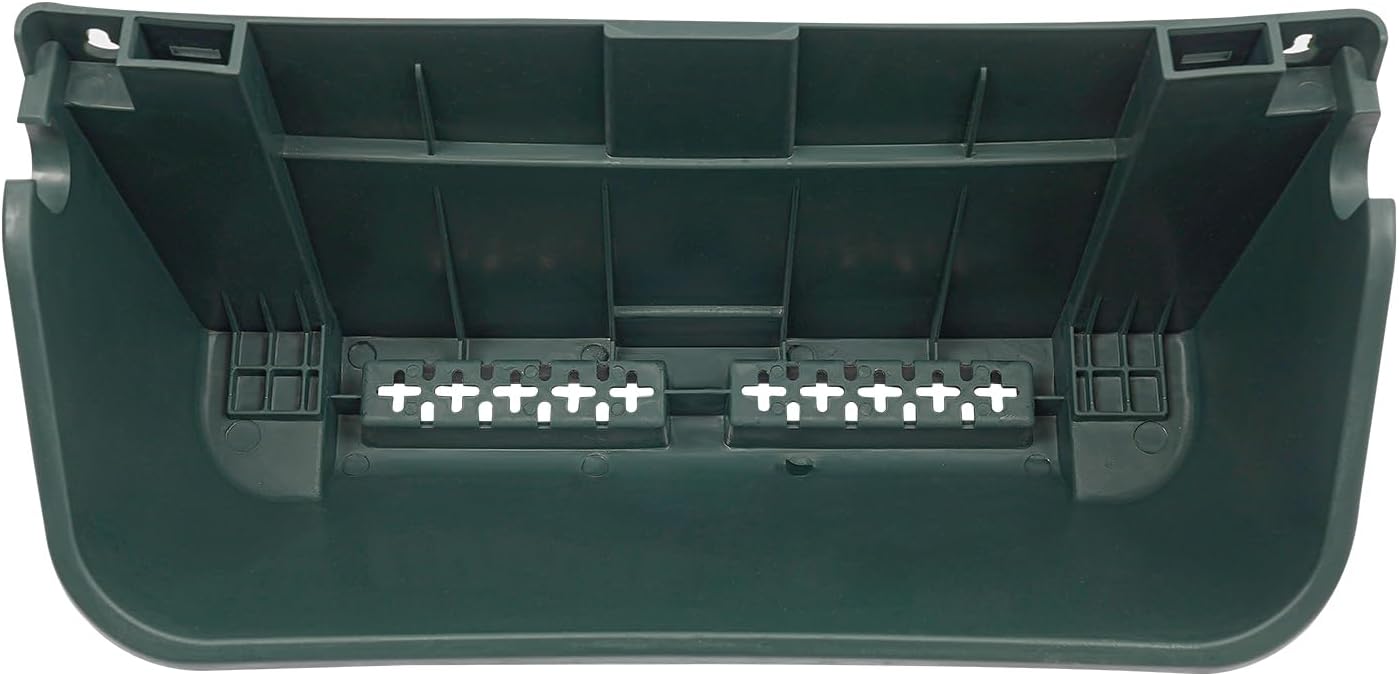 24Pack Vertical Wall Garden Planter, 13 inch Wall-mounted Garden Planters, Stackable Hanging Planter, Plastic Flower Pot with 4 Drainage Tray & 6.56FT Drainage Pipe for Indoor and Outdoor (Green)