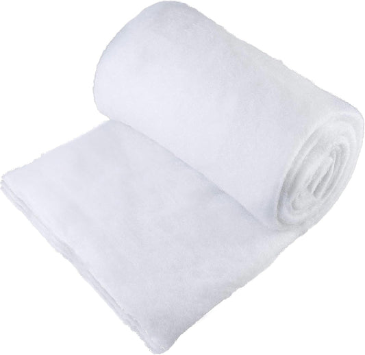 Fake Snow Blanket Roll for Christmas Village Displays, Christmas Tree Deocration, Snow Party Table Runner - Thick Fluffy Faux Snow Backdrop Winter Wonderland Artificial Snow Blanket Cover (2.6x7.8 ft)