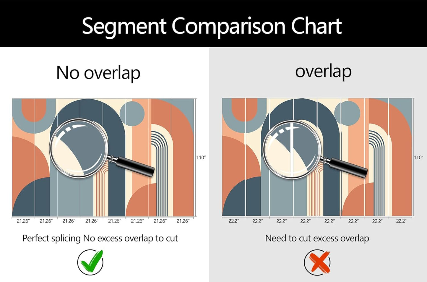 Geometric Shapes Arch Wallpaper Abstract Art Wall Mural for Living Room (Not Peel and Stick)