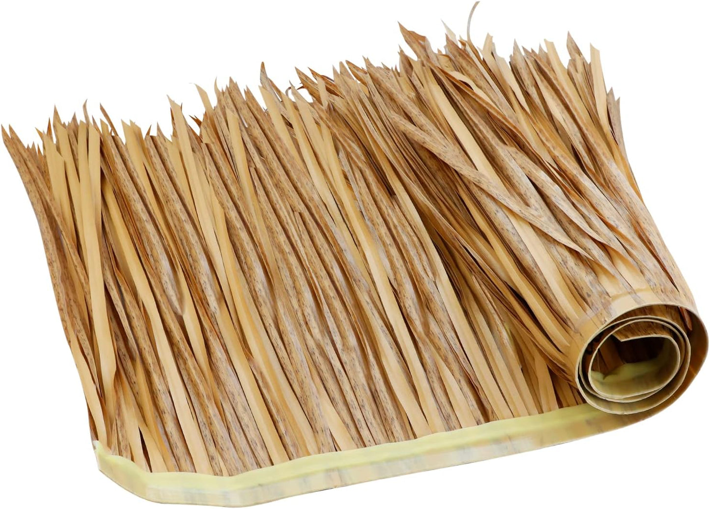 39.5" Tiki Straw Roof Thatch-Mexican Style Artificial Palm Thatch Rolls, Tiki Bar Hut Grass Duck Boat Blinds Grass Runner Rolls Palapa Thatch Roofing for Garden Patio Umbrella Fence Party Decoration