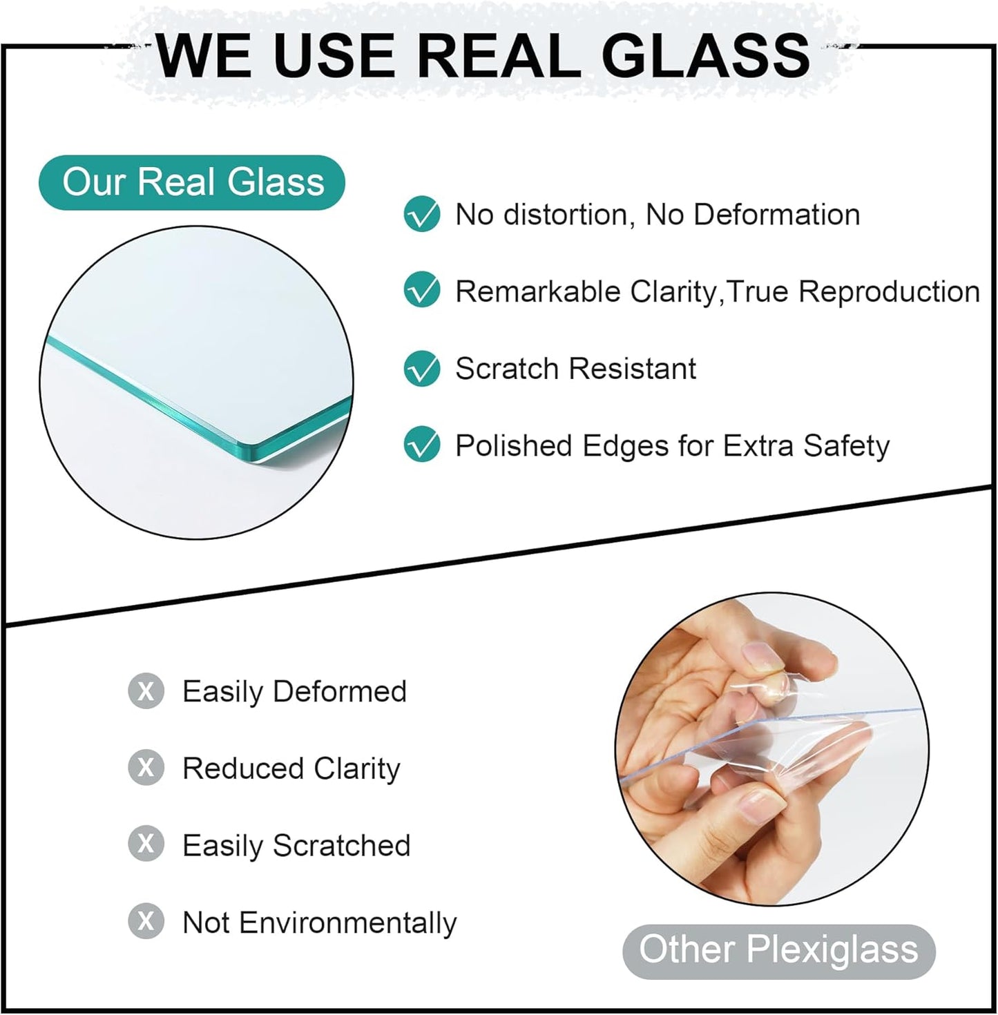 10x14 Picture Frame Set of 4, 10 x 14 Wood Photo Frames with Mat for 8x12 or 30x40cm Diamond Painting Art, Wooden Frame with Real Glass Cover for Wall and Tabletop Display,Gold