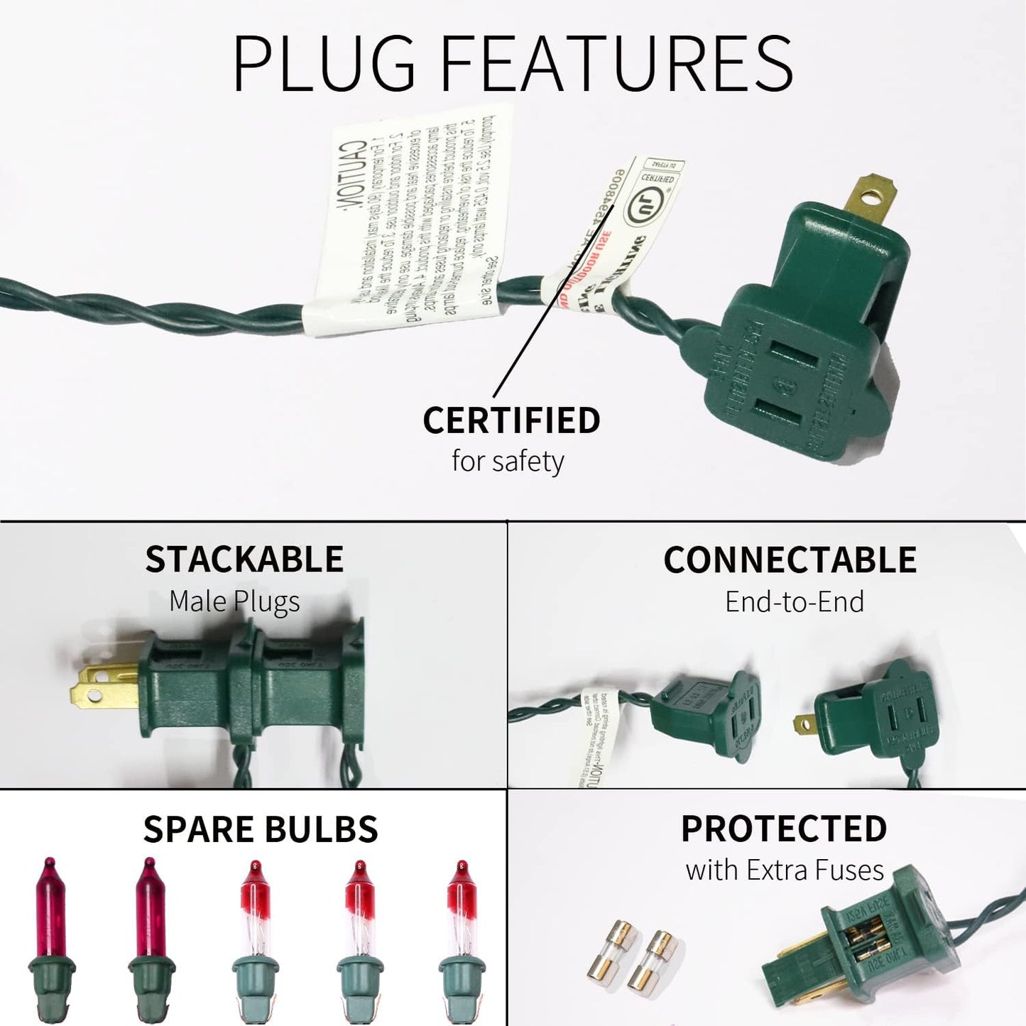 300LIGHTS(2*150L) Pink Extra-Bright with End Connectors Christmas Decorative Lights 19.44m UL Certified Mini String Light Set Waterproof for Home Garden Holiday Tree Party Patio Decor Wedding