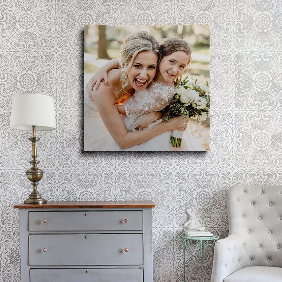 Framed Canvas Prints With Your Photo-Personalized Picture To Canvas Wall Art