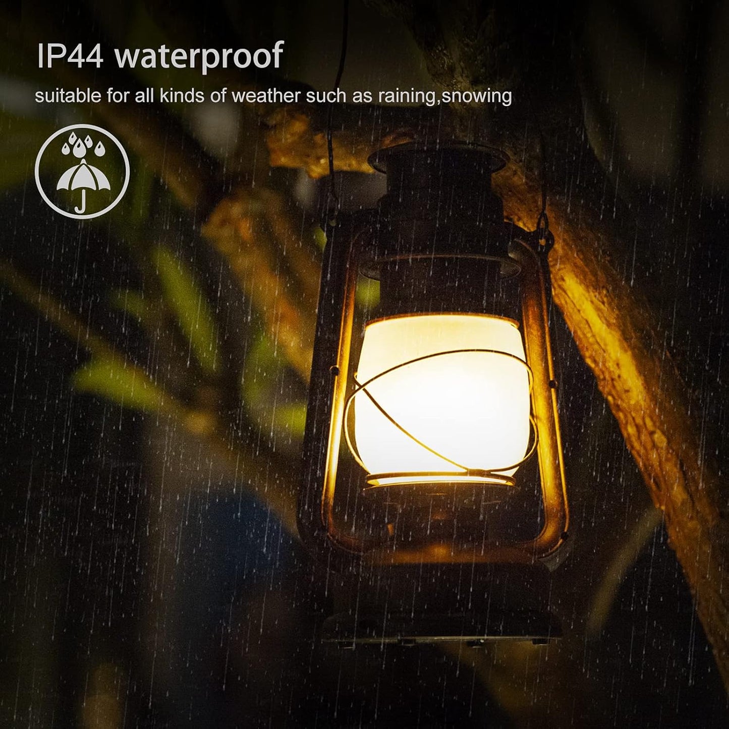 2 Pack Solar Hanging Lantern Outdoor, Solar Powered, Auto On/Off Waterproof LED Flame Umbrella Vintage Lights for Garden, Patio, Yard, Flickering Flameless Candle Mission Lights for Table, Party