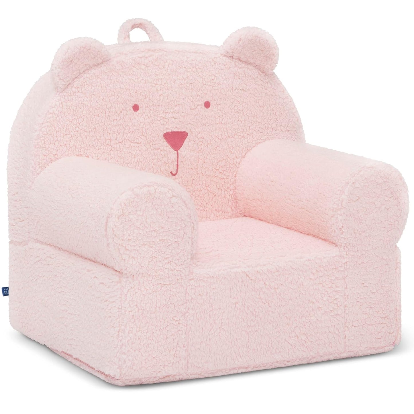 GAP babyGap Sherpa Bear Chair - Greenguard Gold Certified, Blush