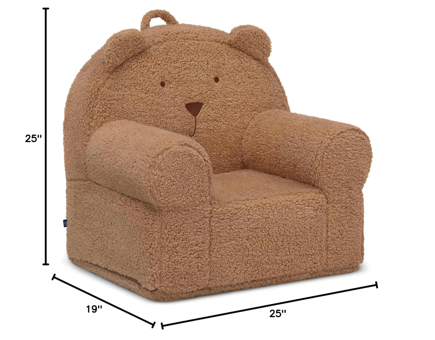 GAP babyGap Sherpa Bear Chair - Greenguard Gold Certified, Tan