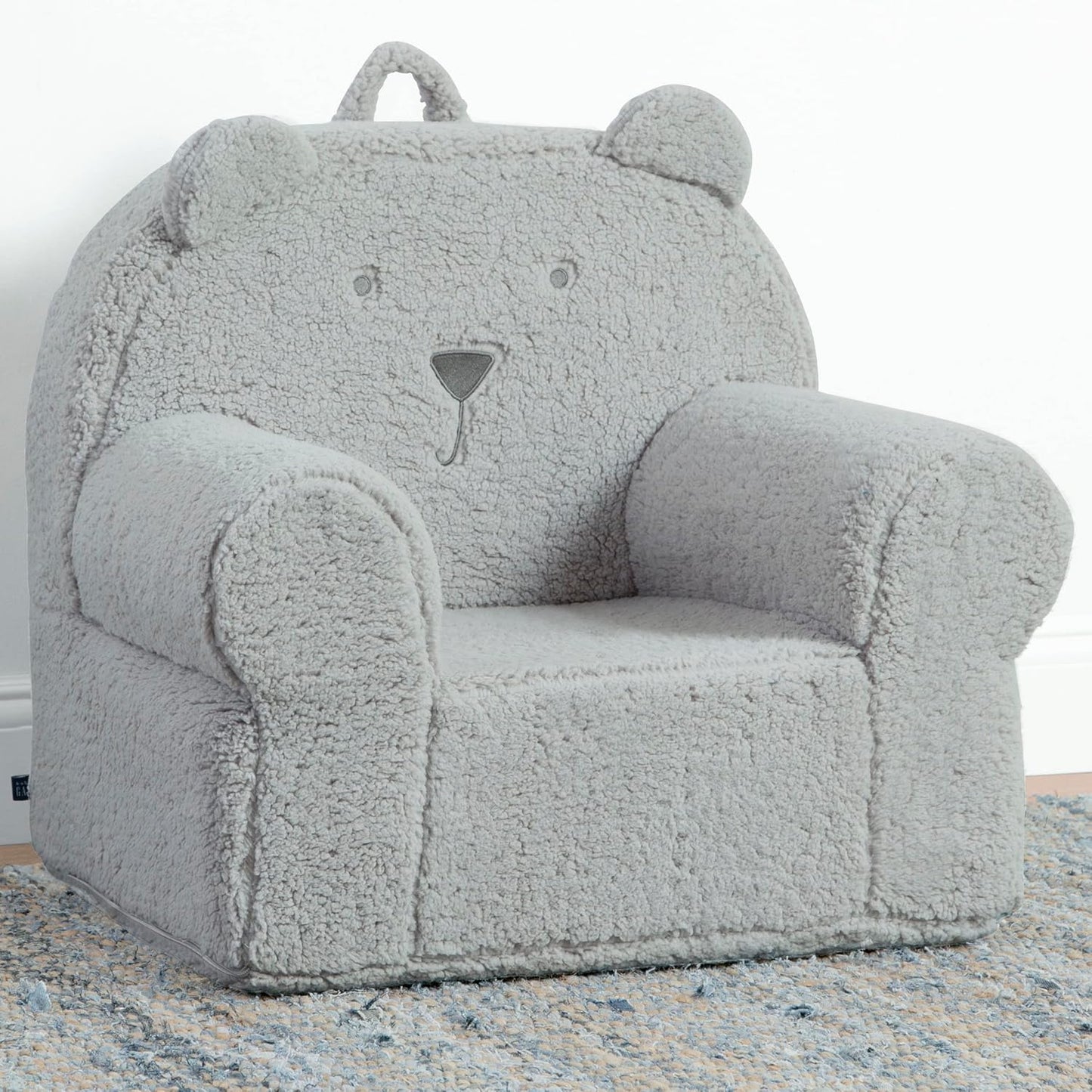GAP babyGap Sherpa Bear Chair - Greenguard Gold Certified, Grey